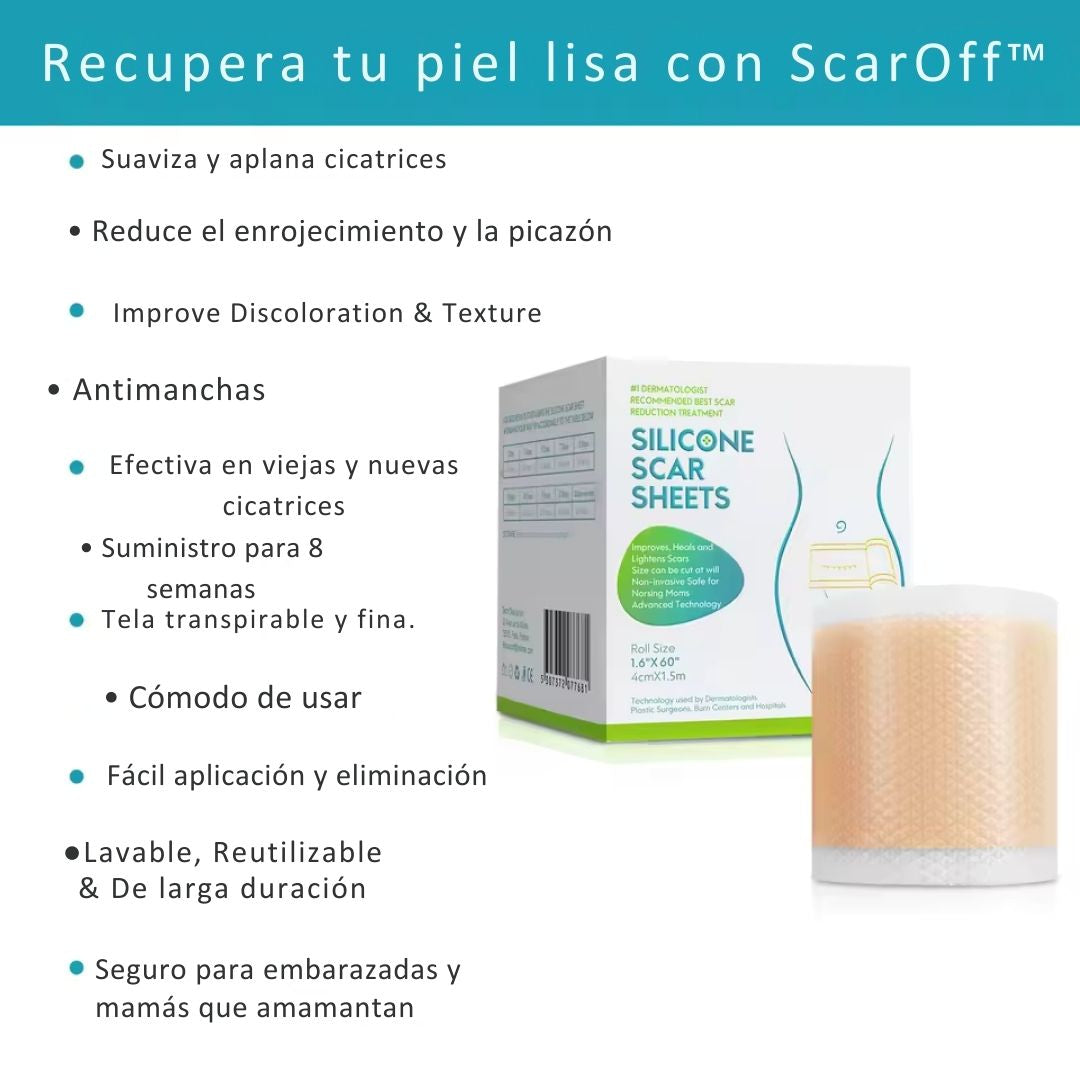 Recupera tu piel lisa con ScarOff™