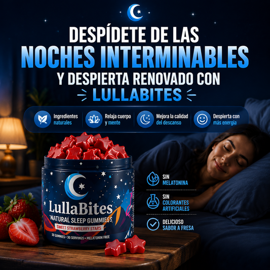 "Despídete de las noches interminables y despierta renovado con LullaBites"