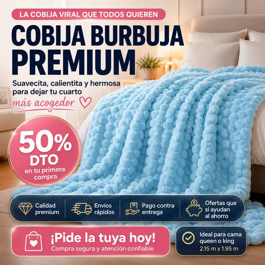 COBIJA BURBUJA PREMIUM