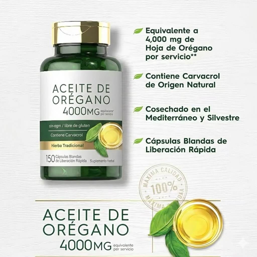 OFERTA 2X1 Oil of Oregano 4000 mg 🌿